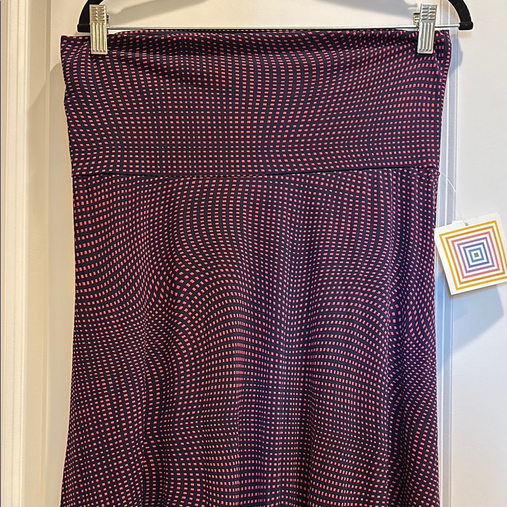 Elegant Purple Patterned Skirt